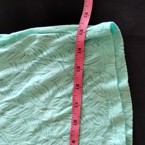 Women's long sleeve light weight shirt Mudd Size: Small light green poly/cotton - Picture 9 of 10